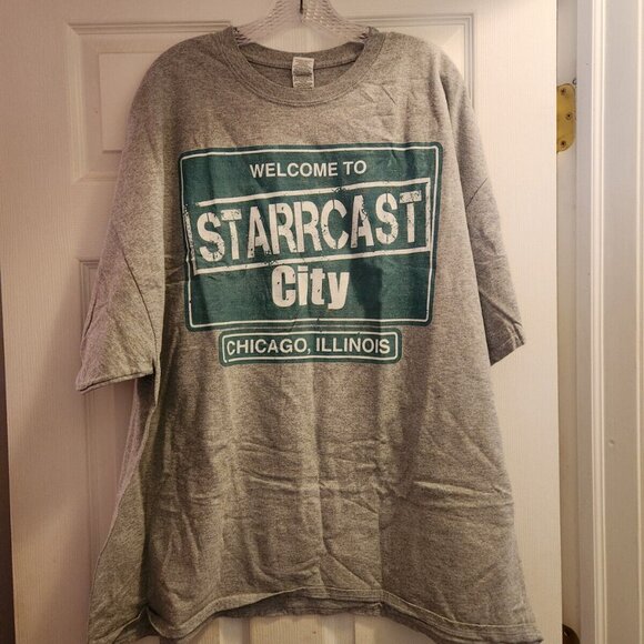 Gildan Other - NEW Starrcast City Gray T-Shirt 3XL All In Chicago IL AEW Wrestling